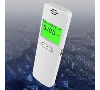 Wodsty Testeur d'alcool sans contact avec disay numérique LED et batterie Rhargble pour la sécurité automobile, blanc