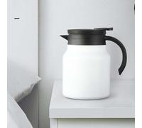 Wodsty Théière en acier inoxydable avec infuseur intégré de grande capacité 800 ml pour la maison, le bureau et l'extérieur, poignée ergonomique et design traditionnel