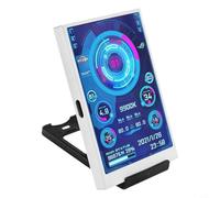 Wodsty USB-C IPS Moniteur 3,5" pour PC Windows, châssis flexible, deuxième écran avec rotation à 360°, configuration facile pour la surveillance matérielle, noir (blanc)