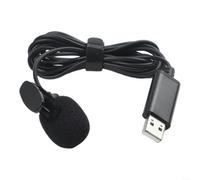 Wodsty USB Lavalier Microphone 2m Câble Play PC USB Lavalier Microphone