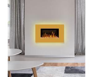 Wodtke feel the flame iVision Foyer électrique avec lit de braises en cristaux de verre, 025 320,