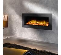 Wodtke feel the flame No.1 classic Foyer électrique avec lit de braises en céramique, 025 100,