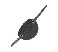 Woedpez Cache-œil médiéval en cuir vintage en relief pour Halloween, accessoire de lunettes médiévales pour homme, jeu de rôle sangle en relief pour costumes