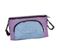 Woedpez Caddys essentiels de voyage pour bébé avec sangle pour poussettes, accessoires, organiseurs universels avec porte-gobelet, organisateur pour bébé, violet, One Size