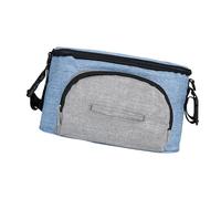 Woedpez Caddys essentiels de voyage pour bébé avec sangle pour poussettes, accessoires, organiseurs universels avec porte-gobelet, organisateur pour bébé, bleu, One Size