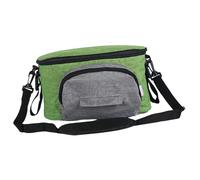 Woedpez Caddys essentiels de voyage pour bébé avec sangle pour poussettes, accessoires, organiseurs universels avec porte-gobelet, organisateur pour bébé, Vert Fruit, One Size