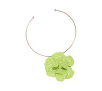 Woedpez Collier ras du cou rigide déclaration florale | 13 cm / 5, 12 pouces, look accent de fête et de vacances