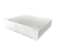 Woedpez Dissipateur thermique en aluminium pour transistor de lumière LED haute performance - Appareils semi-conducteurs 150 x 130 x 38 mm