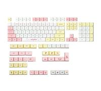 Woedpez Ensemble de touches colorées élégantes et colorées 146 pièces pour claviers mécaniques