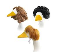 Woedpez Ensemble de vêtements festifs d'animaux avec sculpture d'oiseau fantaisiste pour les fêtes de fin d'année, postiches pour animaux de compagnie pour la décoration de la maison