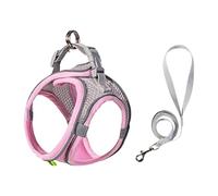 Woedpez Harnais confortable pour chats avec attache de corde sécurisée pour petit chien et sangles de poitrine pour promenades en plein air harnais de poitrine confortable