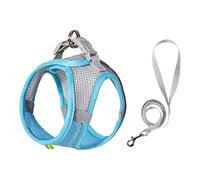 Woedpez Harnais confortable pour chats avec attache de corde sécurisée pour petit chien et sangles de poitrine pour promenades en plein air harnais de poitrine confortable