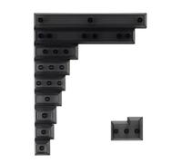 Woedpez Lot de 10 capuchons de touches DSA 1U 1 25U 1 5U 1 75U 2 25U 2 75U 6 25U 7U Capuchons de touches de rechange pour claviers mécaniques