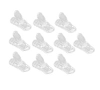 Woedpez Lot de 10 pinces de serrage transparentes pour tente de camping