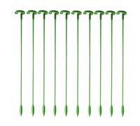 Woedpez Lot de 10 piquets verticaux pour plantes grimpantes, tomates, haricots, fleurs en pot et plantes grimpantes, piquets légers