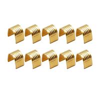 Woedpez Lot de 10 sangles en caoutchouc à minuterie ouverte - Boucles en cuivre - Largeur : 6 mm - Pour imprimante 3D Ender3 Ender5 CR10