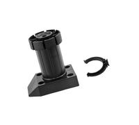 Woedpez Lot de 4 supports d'armoire réglables avec base antidérapante pour étagères de rangement robustes et pieds d'armoire de cuisine