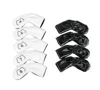 Woedpez Lot de 9 couvre-fers de golf en cuir synthétique