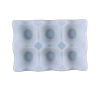 Woedpez Moule en Silicone pour fabriquer Un à Six Positions | Peut contenir jusqu ' à six œufs, positions individuelles pour un arrangement ordonné, une utilisation