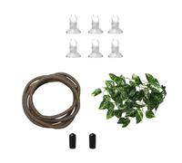 Woedpez Plante artificielle réaliste pour terrariums pour reptiles, décoration d'habitat, ensemble de plantes grimpantes pour aquariums, paysage, vigne grimpante artificielle, habitats de reptiles