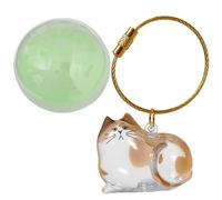 Woedpez Porte-clés commémoratif en forme de chaton pour rangement de cheveux Idéal pour la maison, la voiture et l'extérieur