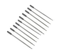 Woedpez Stylo à bille - Recharge de 10 pièces, Pointe moyenne de 1 mm, Bleu/Noir