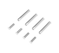 WOEIFGV Lot de 4 vis longues à tête plate pour ventilateur d'ordinateur de 25 mm d'épaisseur