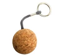 WOEIFGV Porte-clés Flottant en Liège - Porte-clés Flottants et Bouées - Anneaux de Clé Flottants - Porte-clés de Main pour la Mer et la Planche à Voile, gris, 35mm