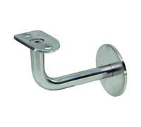 Woelm KWS Support de main courante 4571 avec appui plat Acier, argenté, cuisson au four Quantité:1