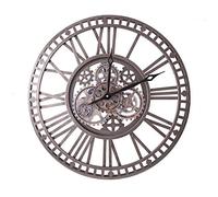 WOERD RéTro Style EuropéEn Industriel Vent Horloge Murale Art Fer Forgé Engrenage Horloge Style EuropéEn Salon Personnalité DéCoration CréAtive Horloge Murale