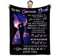 woerexker Cadeau pour papa en bonus de la part de sa fille et de son fils à mon papa - Cadeau idéal pour la fête des pères, un anniversaire