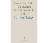Wörterbuch des Deutschen Verwaltungsrechts