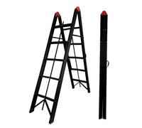Woerther Escabeau Pliant 1m80 en Aluminium - Echelle Pliante- Léger, Compact & Ultra Résistant - 5 Marches Antidérapantes - Charge Max 150 kg - Usage Intérieur/Extérieur - Garantie 5 Ans