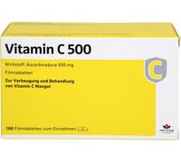 WÖRWAG Vitamine C 500 Comprimés pelliculés, 100 comprimés