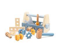 Woet® Boîte à Outils Enfant Bois, Set Outils Jouet, Jeu d’Imitation Construction, Vis et Boulons, Motricité Fine, Résolution de Problèmes, Montessori, À Partir de 3 Ans