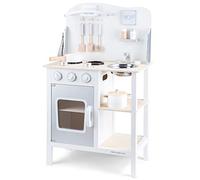 New Classic Toys Cuisine enfant en bois 11053 Bon Appétit Blanche Argent Dès 3 ans