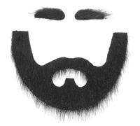 WOFASHPURET 1 Ensemble De Barbe De Simulation Faux Sourcils Accessoire De Cosplay Amusant Et Décoratif