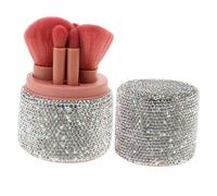 WOFASHPURET 1 Ensemble Pinceaux de Voyage Organisateur Kit de Pinceaux Miniatures pour Fond de Ombres à Paupières et Plus