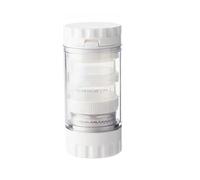 WOFASHPURET 1 moulin à Moulin à pilules Moulin électrique Brise-pilules Organisateur de 7 jours Brise-comprimés en plastique Brise-vitamines Pp Blanc Plaque combo multifonction