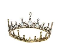 WOFASHPURET 1 Pièce Couronne De Diadème Couronnes Rondes Pour Adultes Couronne De Mariée Couronne De Boule Coiffe De Bal Couronne De Mariage Pour Femmes Oracle La Couronne Couronne Féminine