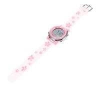 WOFASHPURET 1 Pièce Montre étanche pour Enfant Enfants Regarder Les garçons Montres Poignet Montre Enfant Montre à Motif de Fleurs créatives Montre électronique Acier Inoxydable Blanche