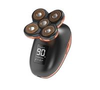 WOFASHPURET 1 Pièce Rasoir Électrique Rechargeable à Tête Ronde pour Hommes Tondeuse Pratique et Utilitaire pour Voyage et Usage Noir