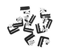 WOFASHPURET 10 Pièces Clips Réglables pour Pantalon Ceintures Ajustables Sans Couture Agrafes Amovibles pour Jean Jupe et Robe Maintien Antidérapant et Réglage Facile Tour