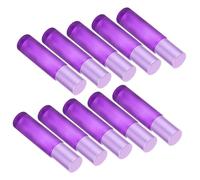WOFASHPURET 10 Pièces Flacon Roller Boules Inoxydable Lot de Bouteilles Colorées pour Sérums pour Voyage et Usage Personnel