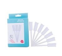 WOFASHPURET 10 pièces Kit de Soins Buccaux Usage Unique Tissu Absorbant pour Nourrissons Filles et Enfants Nettoyage Simple et Sécurisé Bouche Blanc