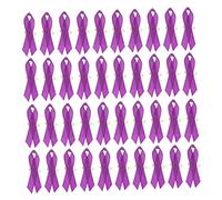 WOFASHPURET 100pièces Broche Ruban Épinglette De Sensibilisation Insigne Pour Paix Et Lutte La Violence Accessoire De Soutien Public