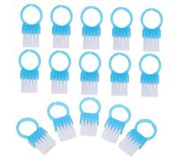 WOFASHPURET 100pièces Brosse à Ongles de Nettoyage Brosse Exfoliante pour Manucure de Nettoyage pour Poudre Outils de Manucure Portable