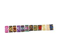 WOFASHPURET 12 pièces Anneaux Cheveux Colorés pour Dreadlocks Accessoires Tresse Fins et Flexibles Tube Décoratif Bijoux pour Cheveux et