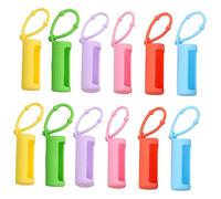 WOFASHPURET 12 Pièces Porte-Bouteille Silicone Étui De Protection pour Bouteille Silicone Housse De Protection Utile Lot de Corde De Suspension