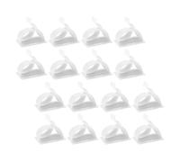 WOFASHPURET 120 Clips de Câble Adhésifs en Plastique Blanc pour Rangement de Câbles, Facile à Utiliser, Support Auto-adhésif Pratique pour Bureau et Maison